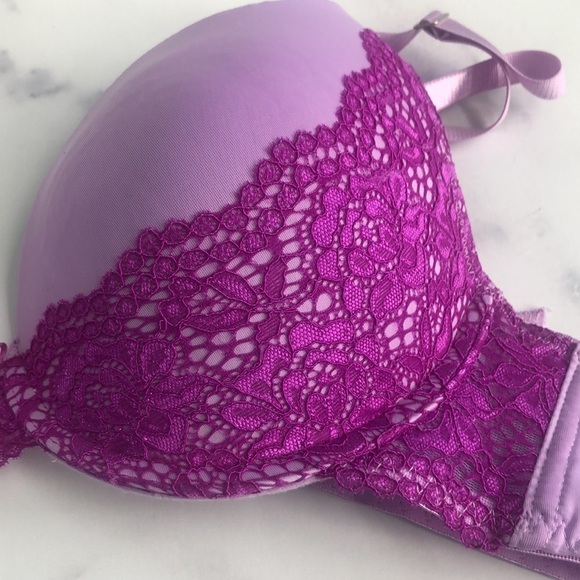Isaac Mizrahi 3-Way Bra Lavender With Lace Size 36D NWT - Picture 3 of 9